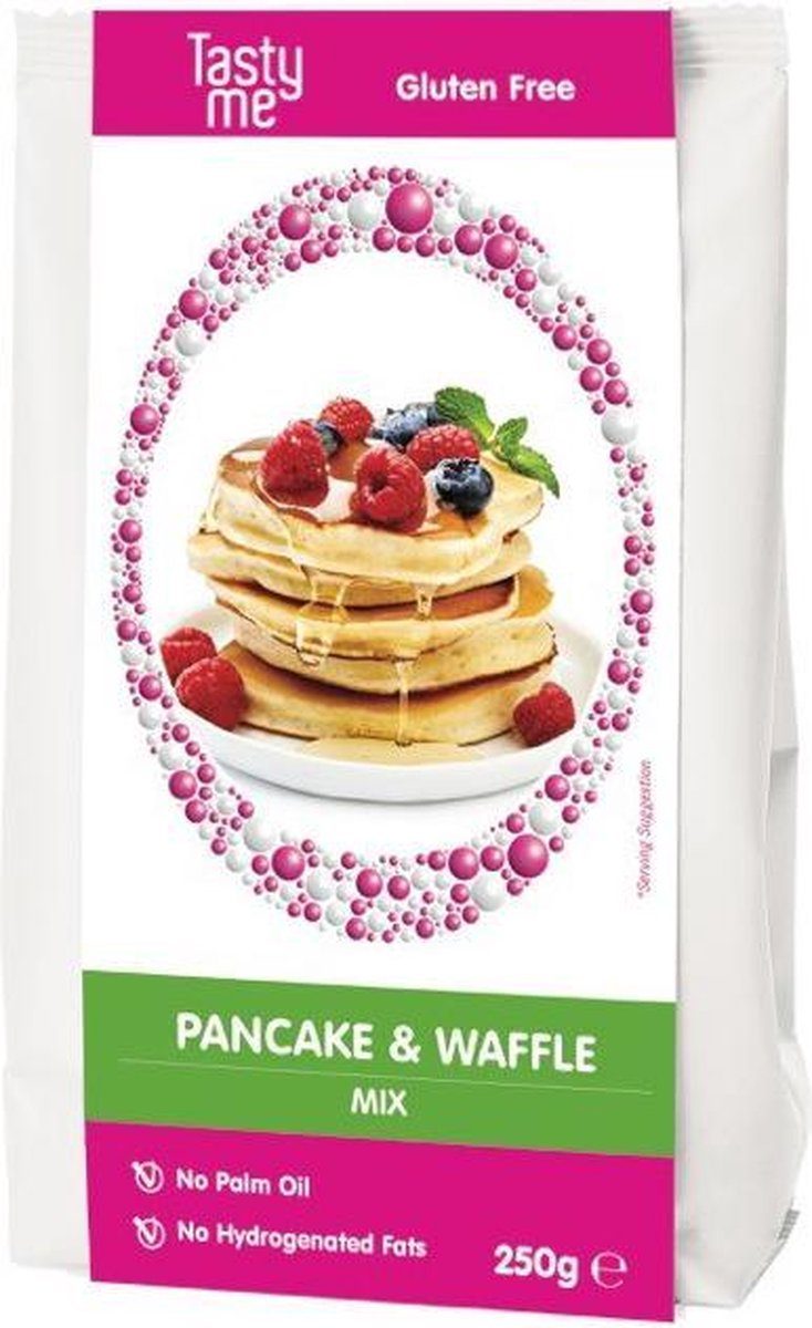 Tasty Me Pannekoeken & wafel mix glutenvrij 250 g