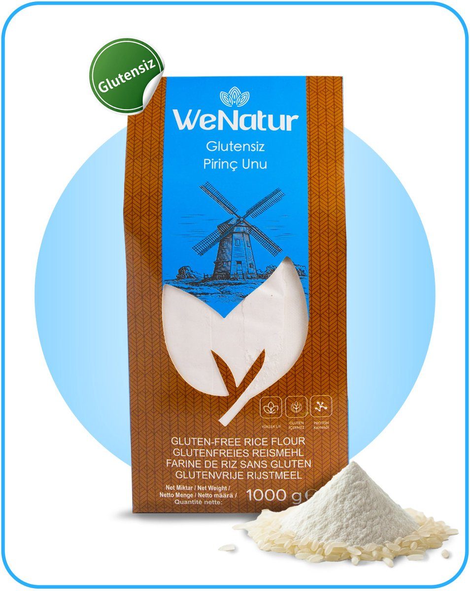 WeNatur Glutenvrije Rijstmeel 1000 g