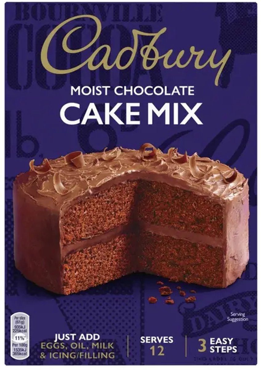 Cadbury Chocolate Cake Mix 400 g
