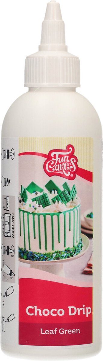 FunCakes Choco Drip Blad Groen 180 g