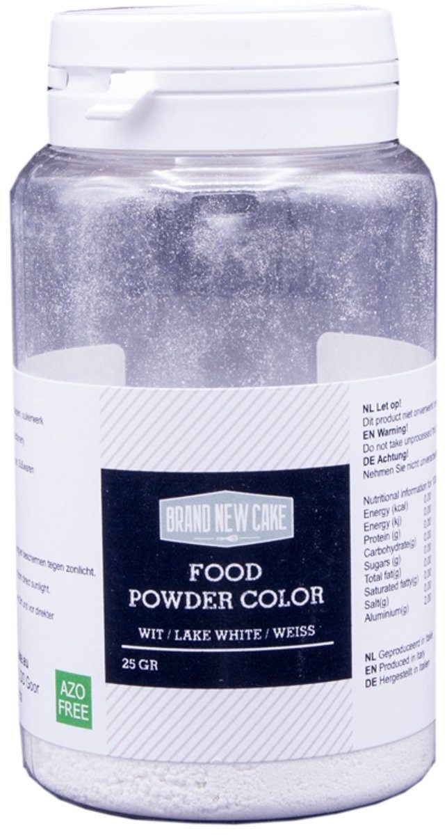 Brand New Cake Kleurpoeder Wit 25 g