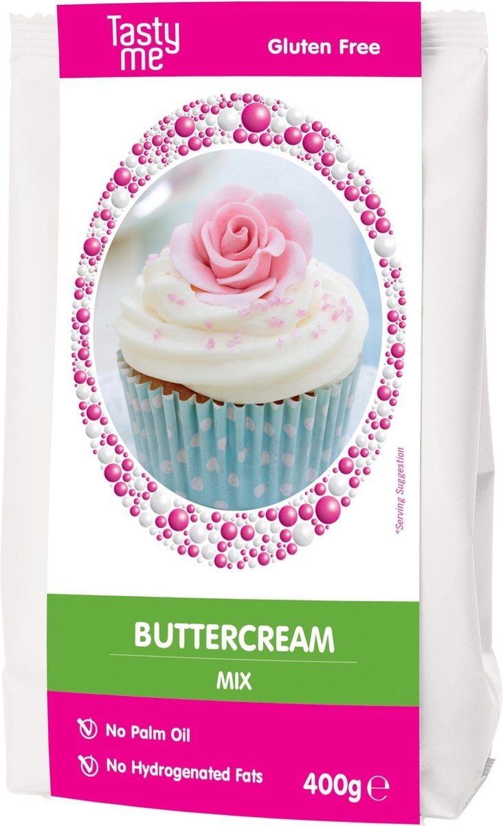 Tasty Me Botercrème mix glutenvrij 400 g