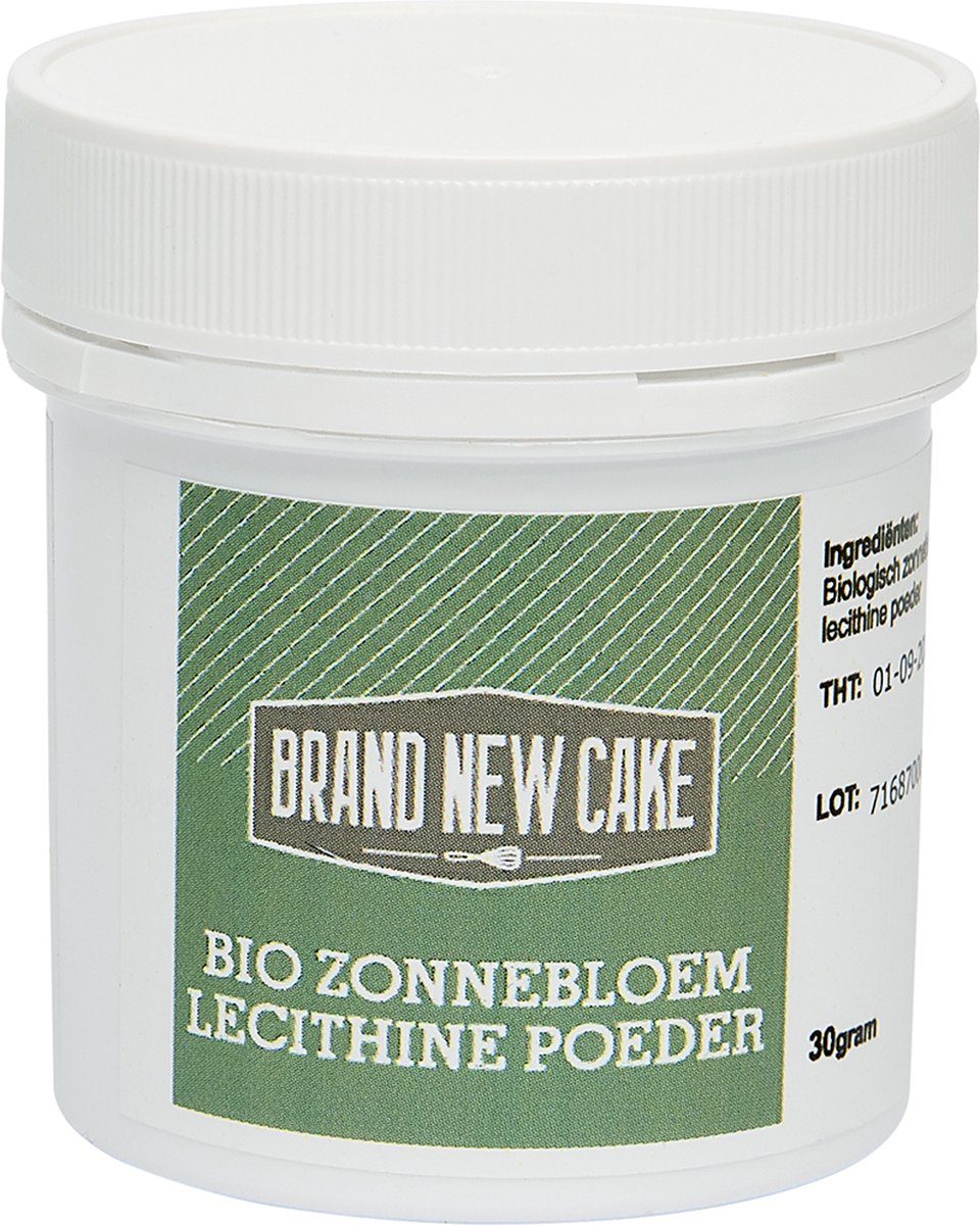 Brand New Cake Zonnebloem Lecithine Poeder Biologisch 30 g