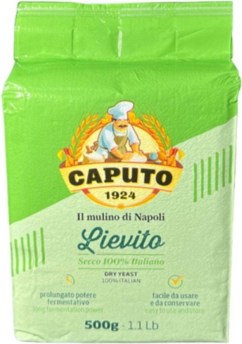 Mulino Caputo Caputo Lievito Actieve Droge Gist Zelf Brood Bakken 500 g