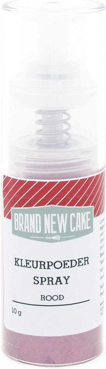 Brand New Cake kleurstof Kleurpoeder Spray Rood 10 g