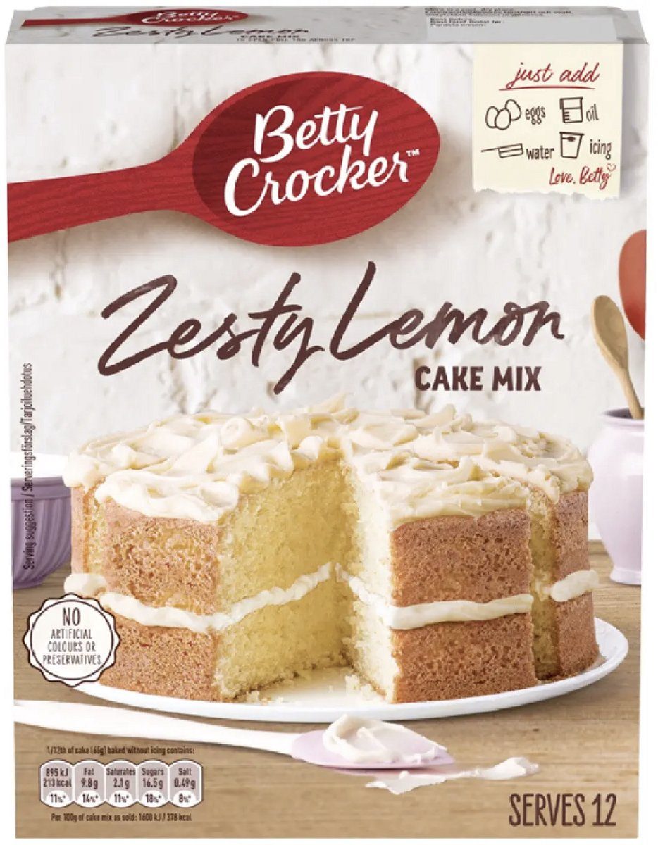 Betty Crocker Zesty Lemon Cake Mix 425 g