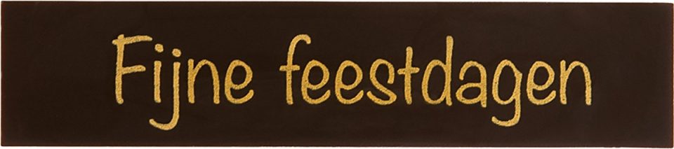 Brand New Cake Chocoladedecoratie Fijne Feestdagen Puur (120 stuks)