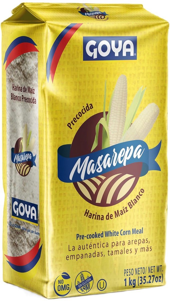 Goya 3XGoya Pre-cooked white corn flour Masarepafijn maïsmeel 1 kg