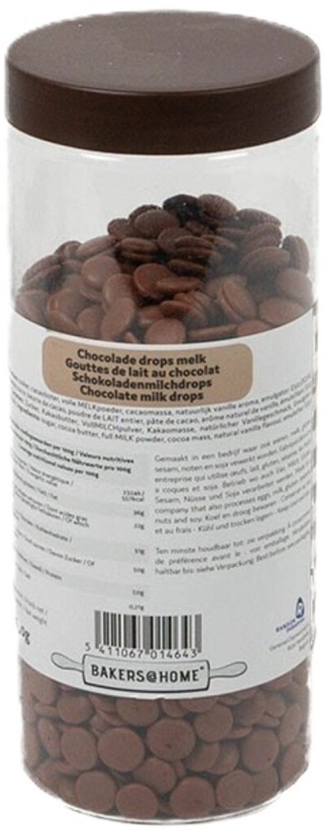 Bakers@home chocolade drops melk