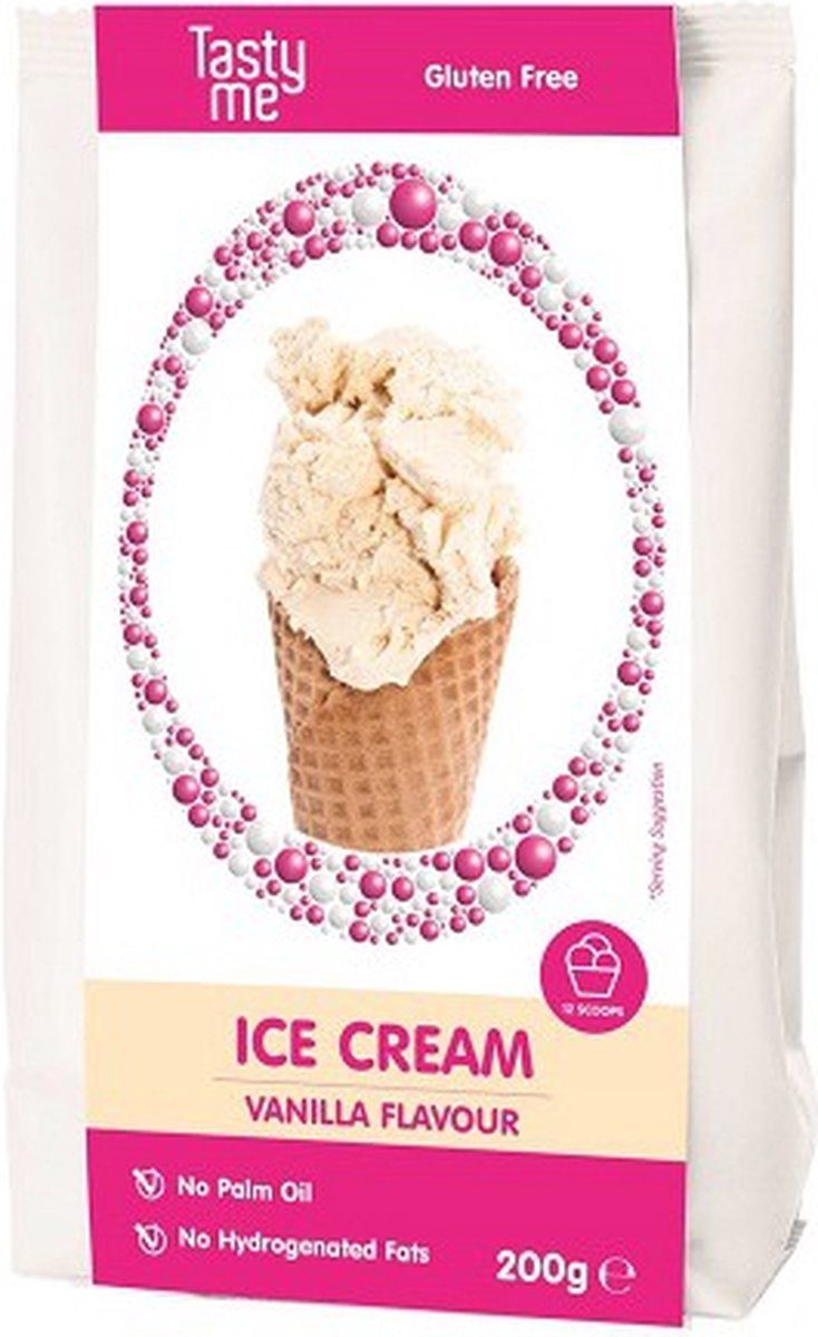 Tasty Me Set van 4 ijsmixen mix voor ijs chocolade