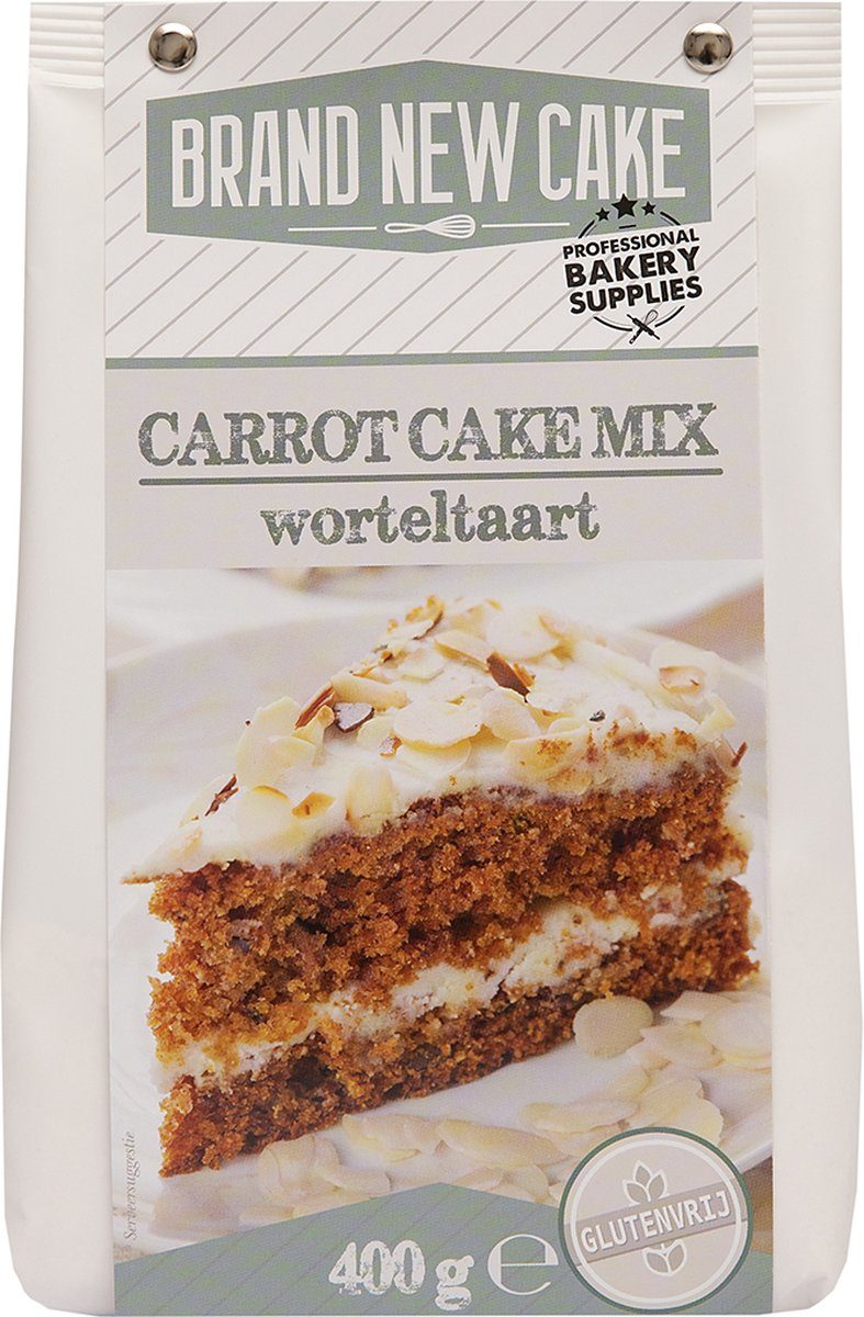 Brand New Cake bakmix Worteltaart/Carrot Cake-mix 400 g