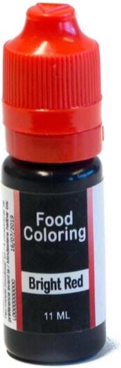 Bakers@home kleurstof voor chocolade rood 11 ml