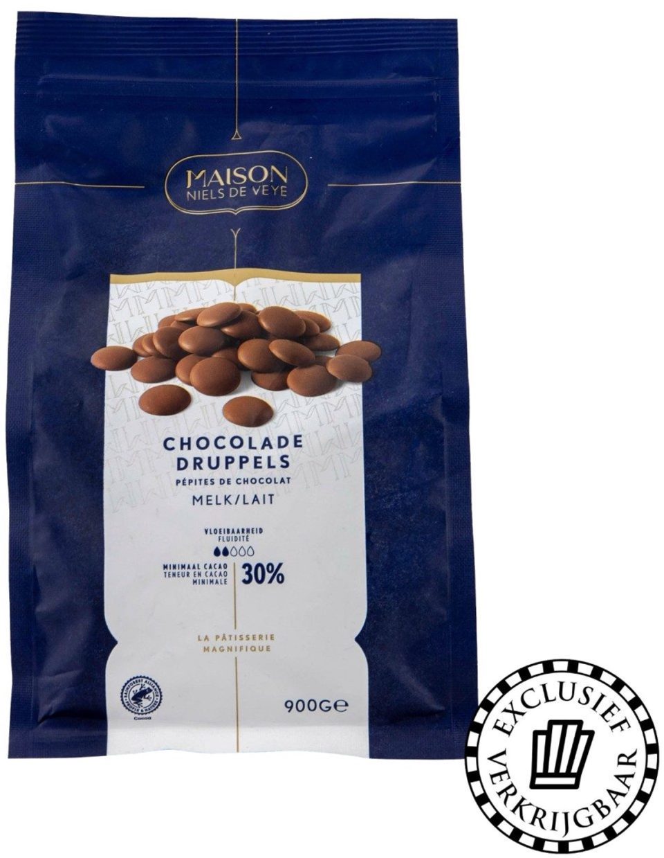 maison chocolade druppels melk 900 g