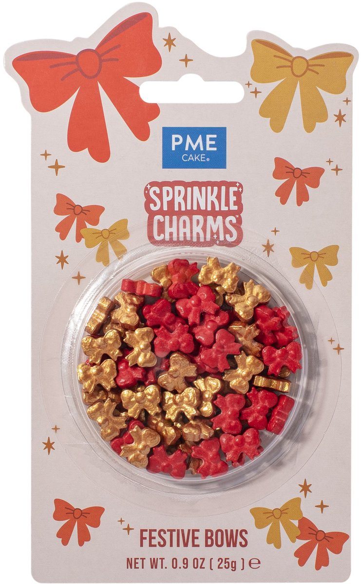 PME Christmas Charms Festive Bows 25 g