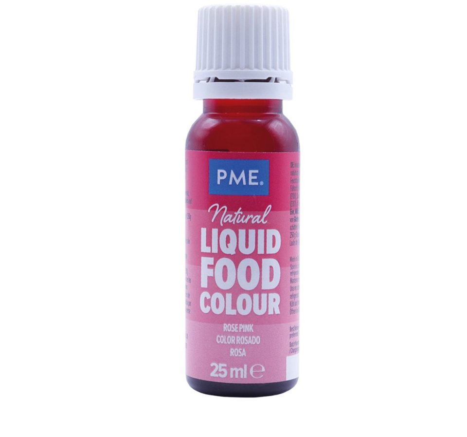 PME Natuurlijke Roze Voedselkleurstof Vloeibaar Rooskleurig 25 g