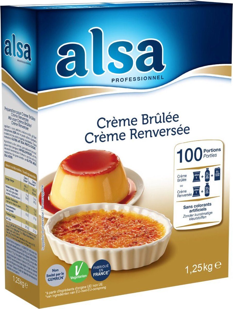 Alsa Crème brûlée 1,25 kg