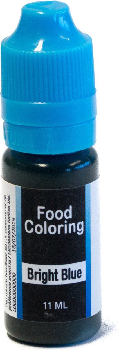 Bakers@home kleurstof voor chocolade blauw 11 ml
