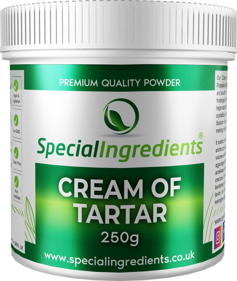 Special Ingredients Ltd. Wijnsteenzuur Cream of Tartar Voor Funcakes 250 g