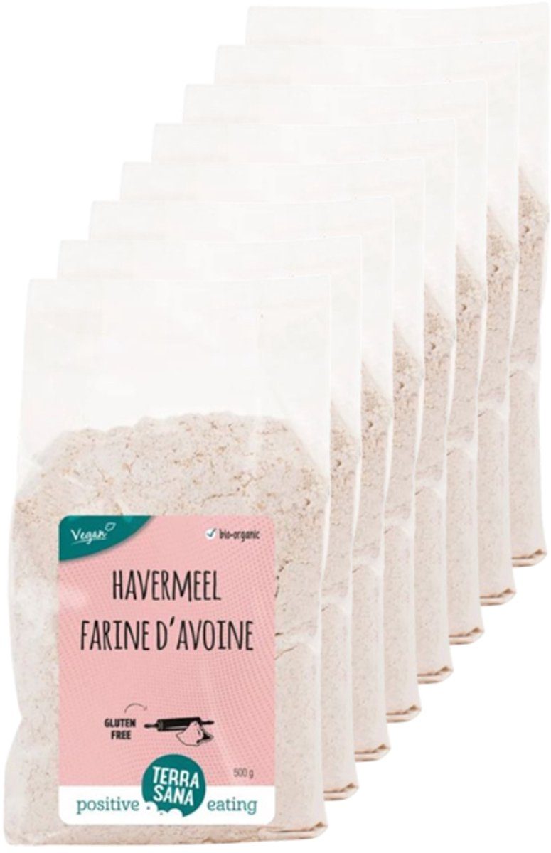 Terrasana Havermeel 8 x 500 g (8 stuks)
