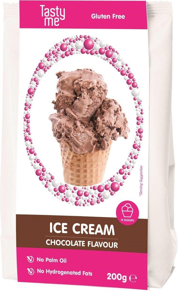 Tasty Me chocolade IJsmix glutenvrij 200 g