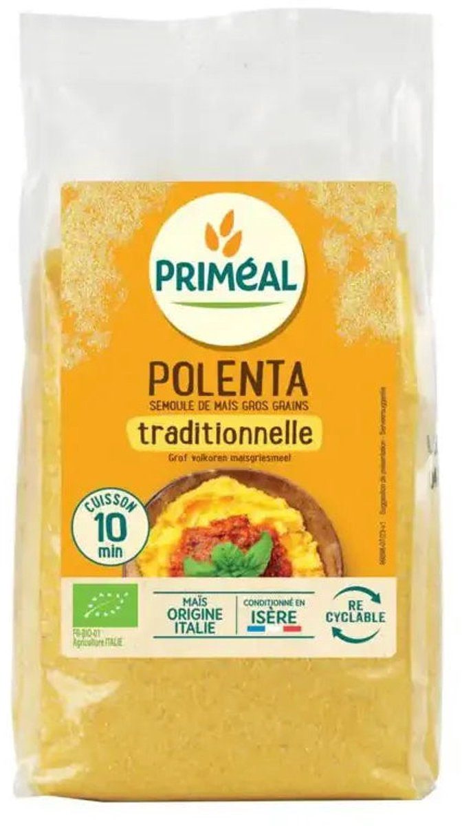 Primeal Polenta maismeel met grote korrels bio 500 g
