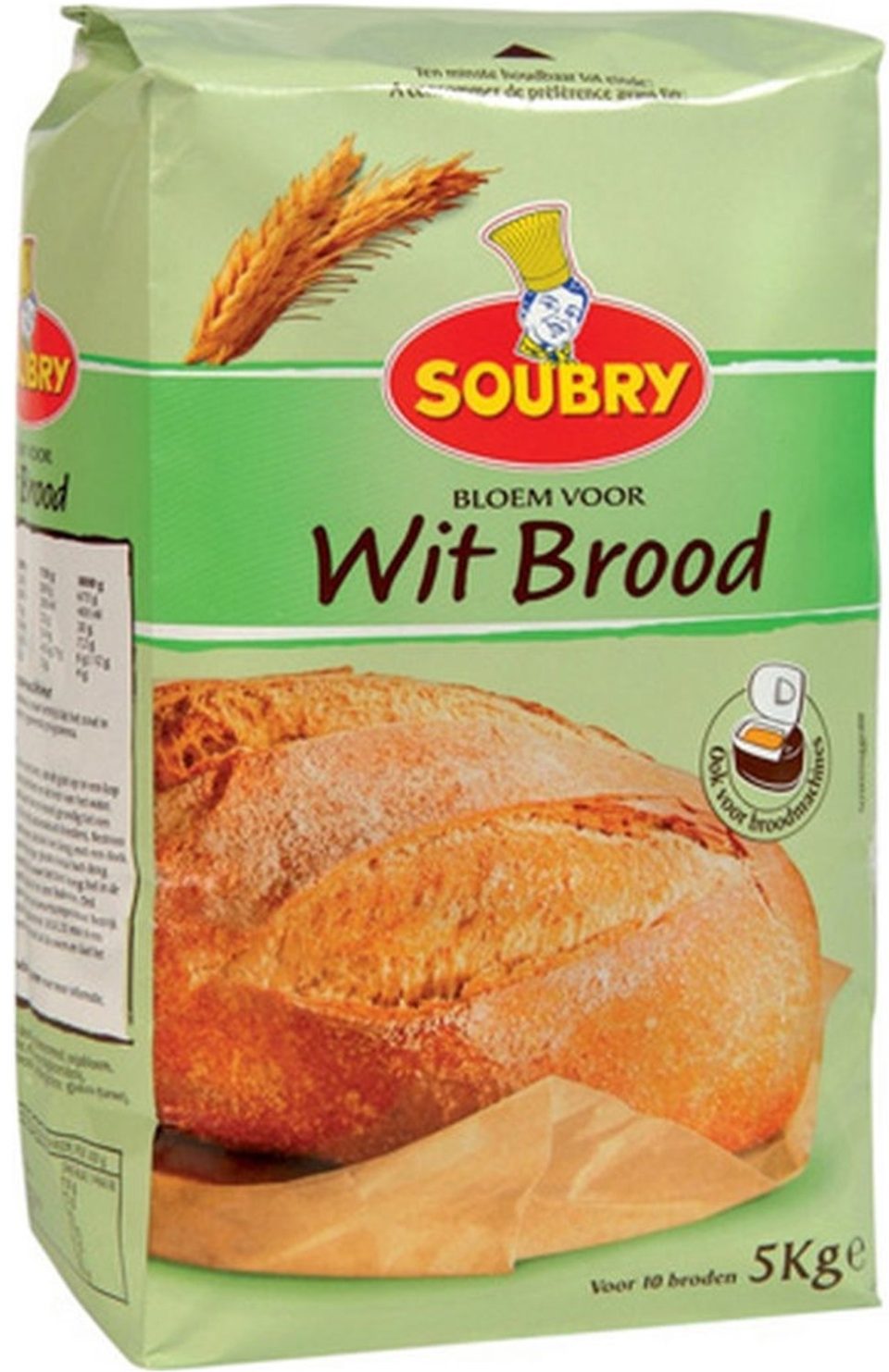 Soubry bloem voor Wit Brood 5 kg