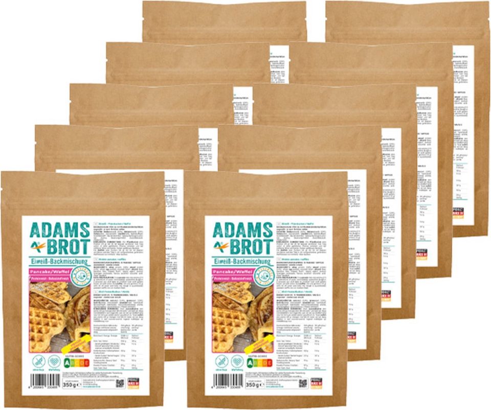 Adam's Brot Adams Cake Pannenkoeken Mix 10 x 350 g (10 stuks)