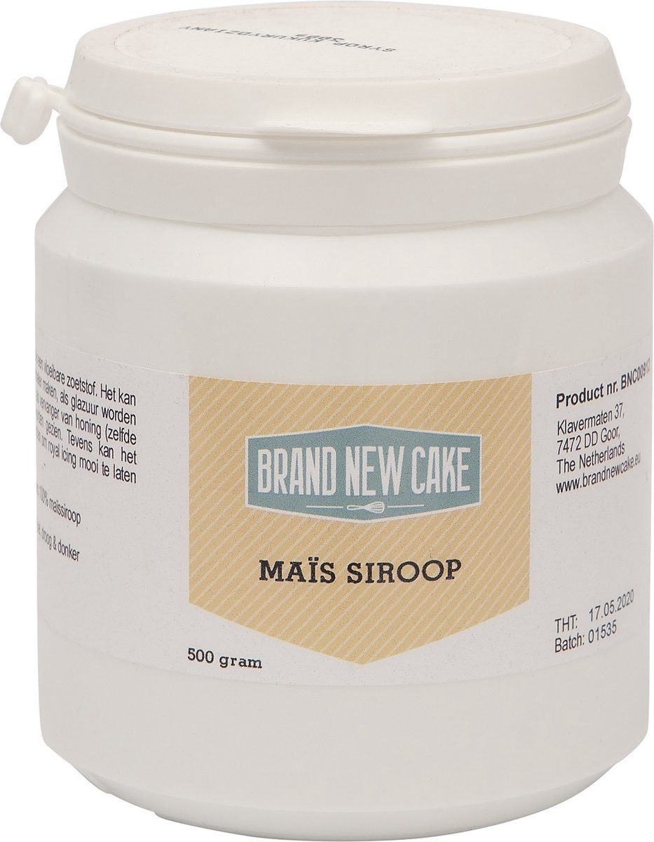 Brand New Cake Maïs Siroop Vloeibare Zoetstof 500 g
