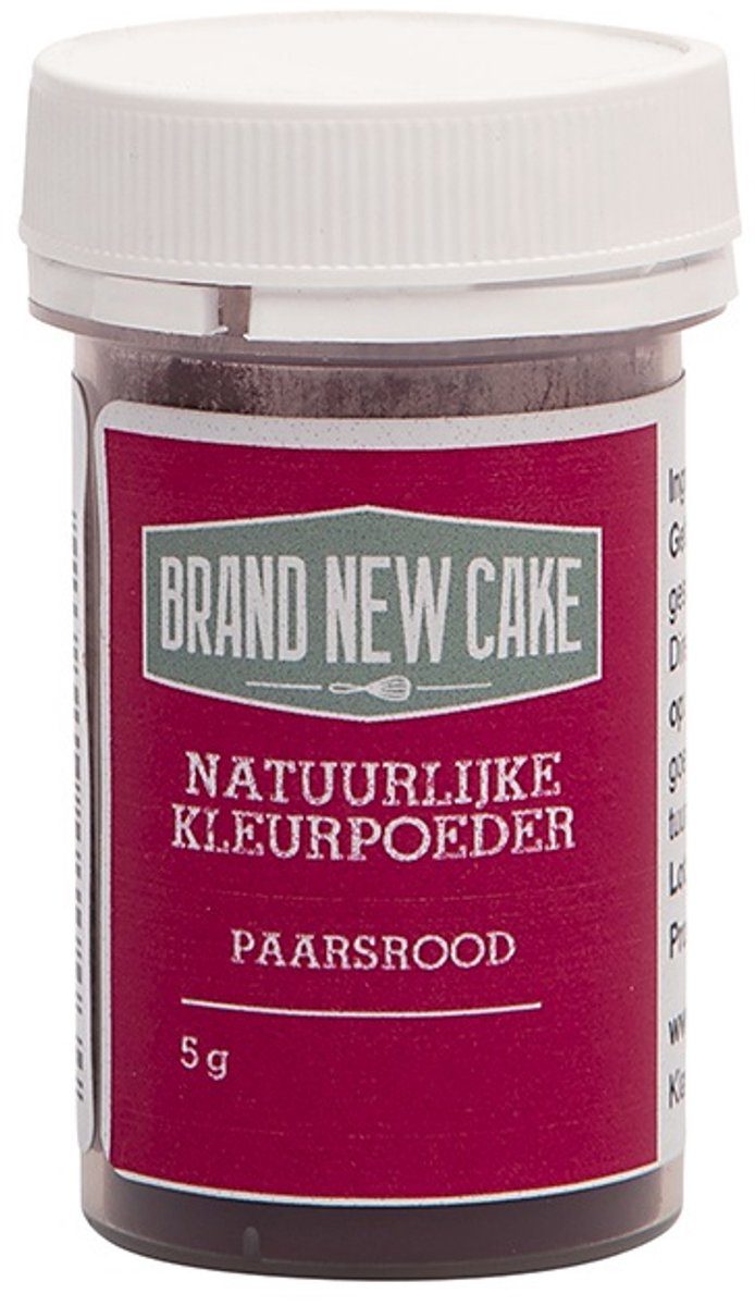 Brand New Cake Natuurlijke Kleurpoeder Paars/Rood 5 g