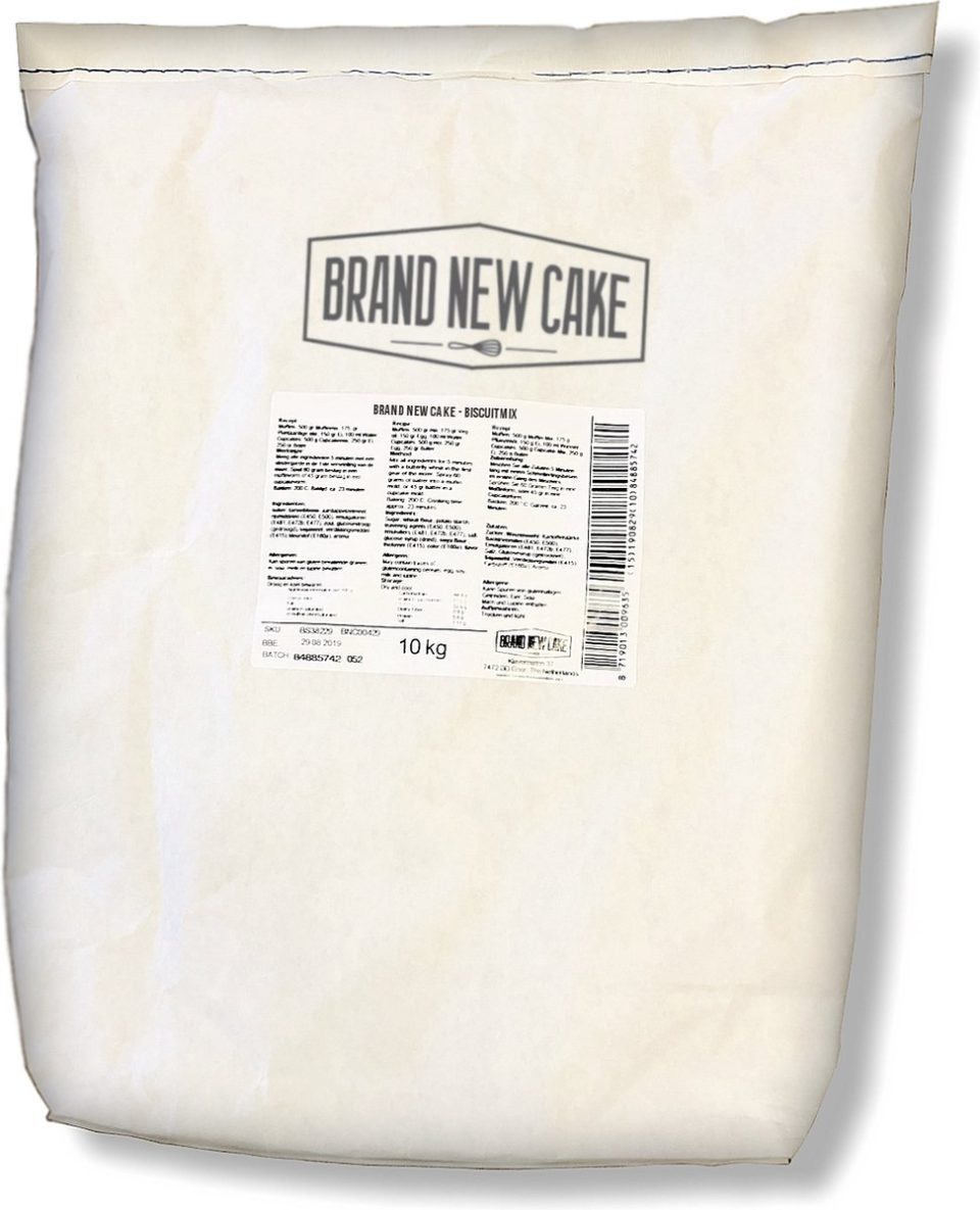 Brand New Cake bakmix Biscuit-mix 10 kg