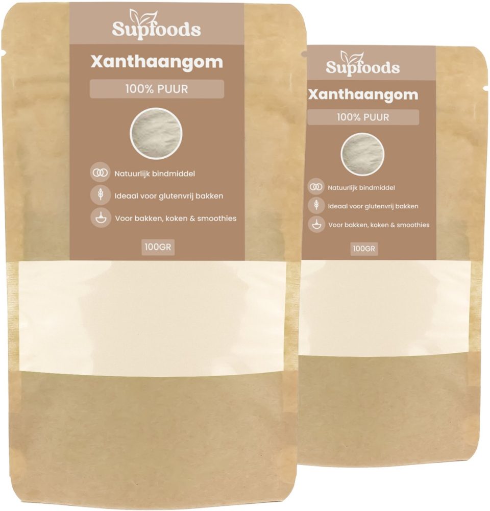 Supfoods Xanthaangom Poeder 100% Puur 2 x 100 g