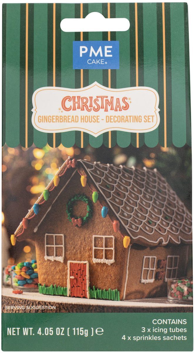 PME Gingerbread House Decoration set