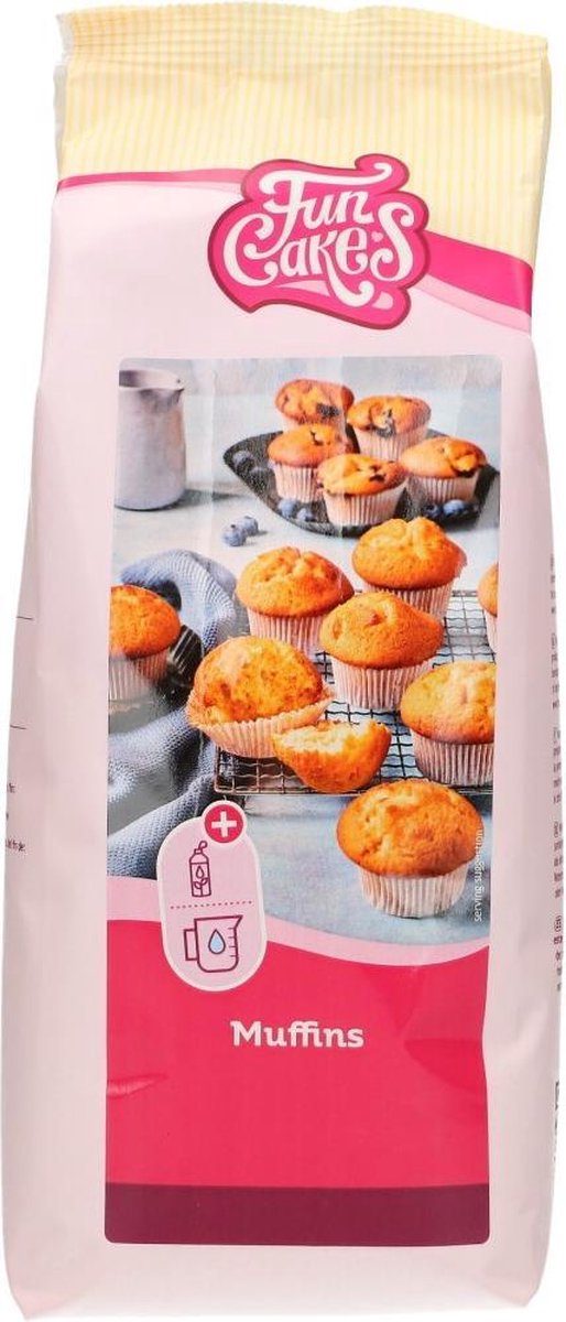 FunCakes bakmix Mix voor Muffins Muffin Mix Cakemix 1 kg