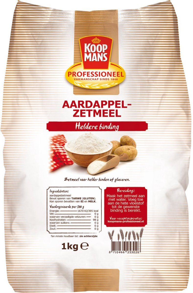 Koopmans Professioneel Aardappelzetmeel heldere binding 1 kg