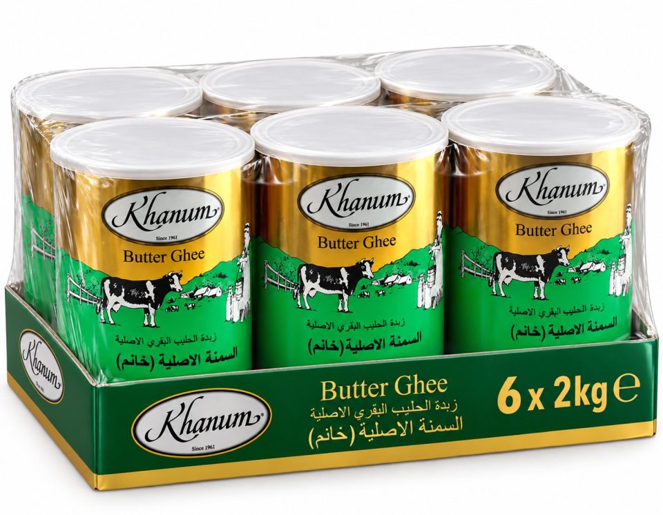 Khanum Ghee Geklaarde Boter 6 x 2 kg 12 kg