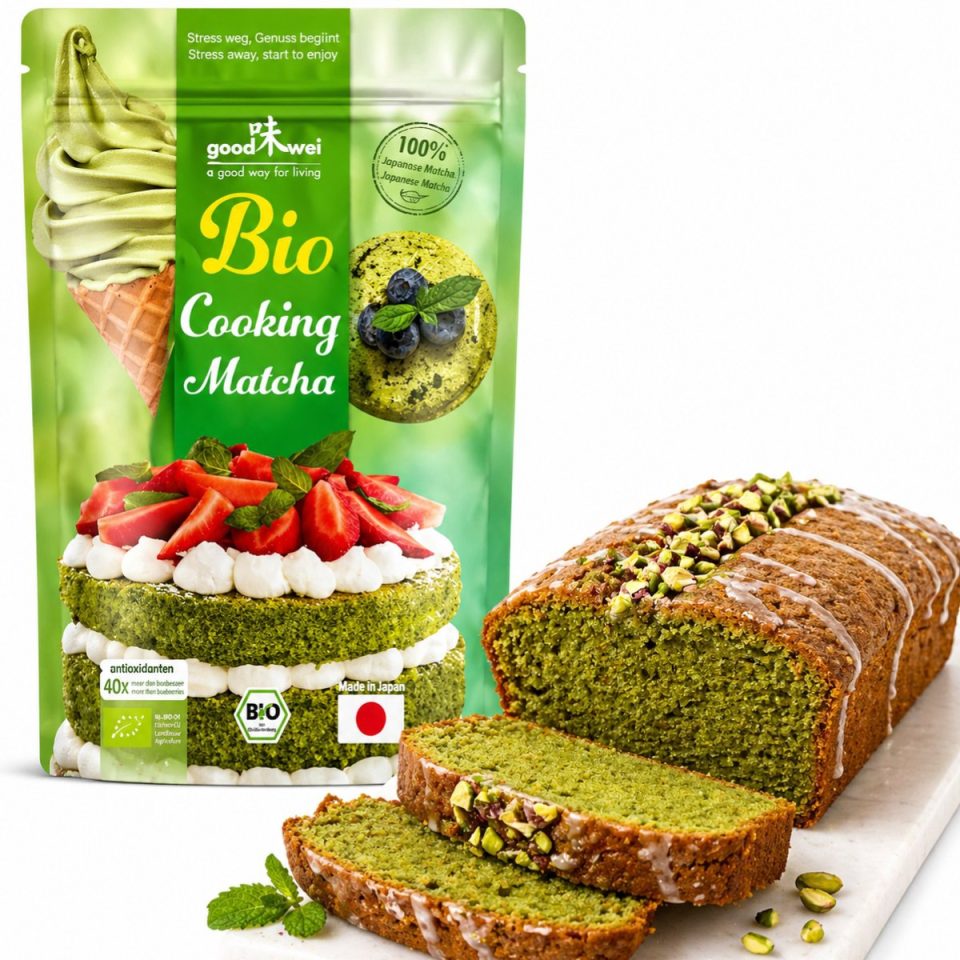 Good Wei Bio Cooking Matcha Groene 100 g