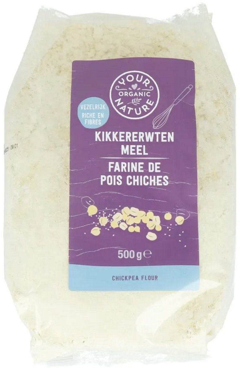 Your Organic Nature Kikkererwtenmeel Zak 500 g