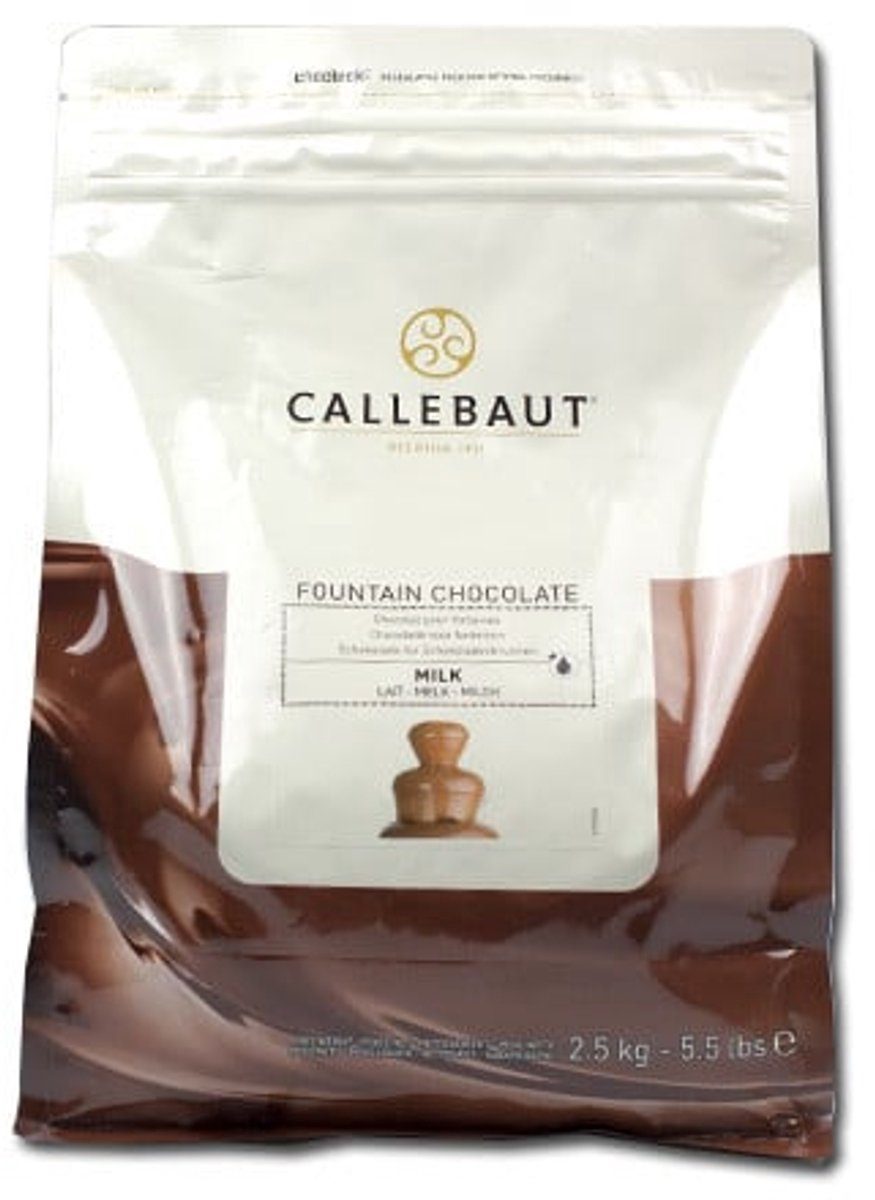 Callebaut Fountain chocolate Milk voor fonteinen 2,5 kg