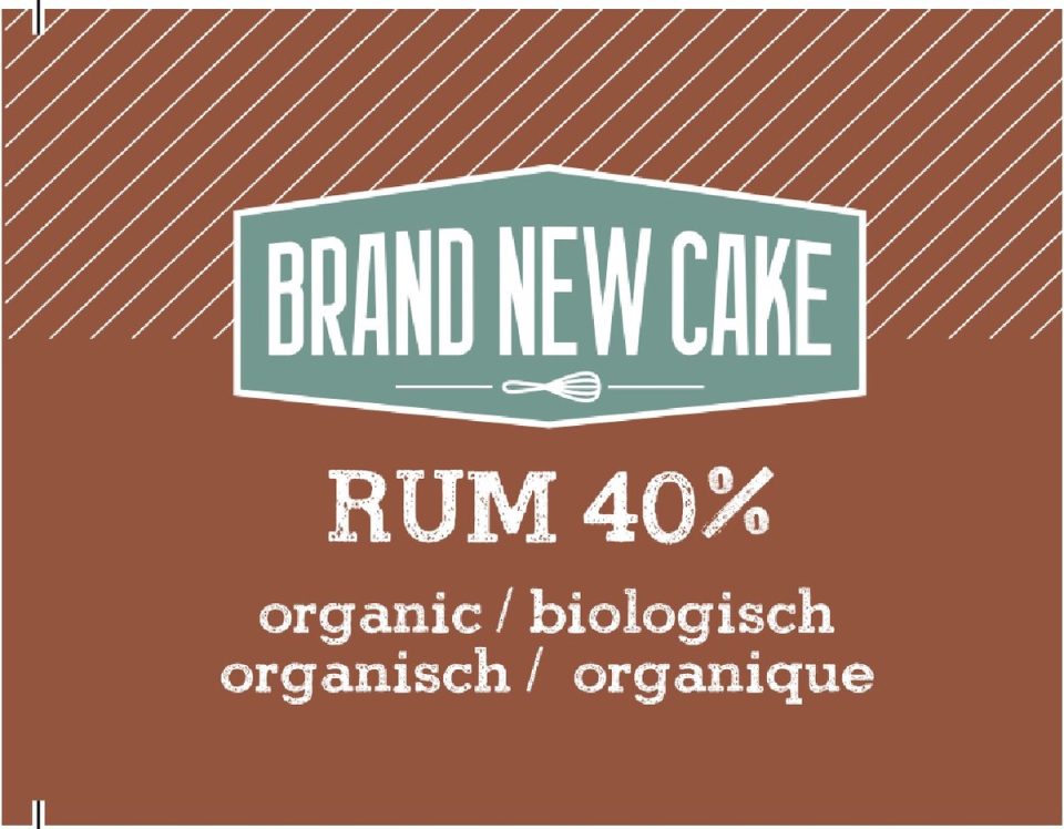 Brand New Cake Rum 40% Bio (speciaal voor patisserie) 60 ml
