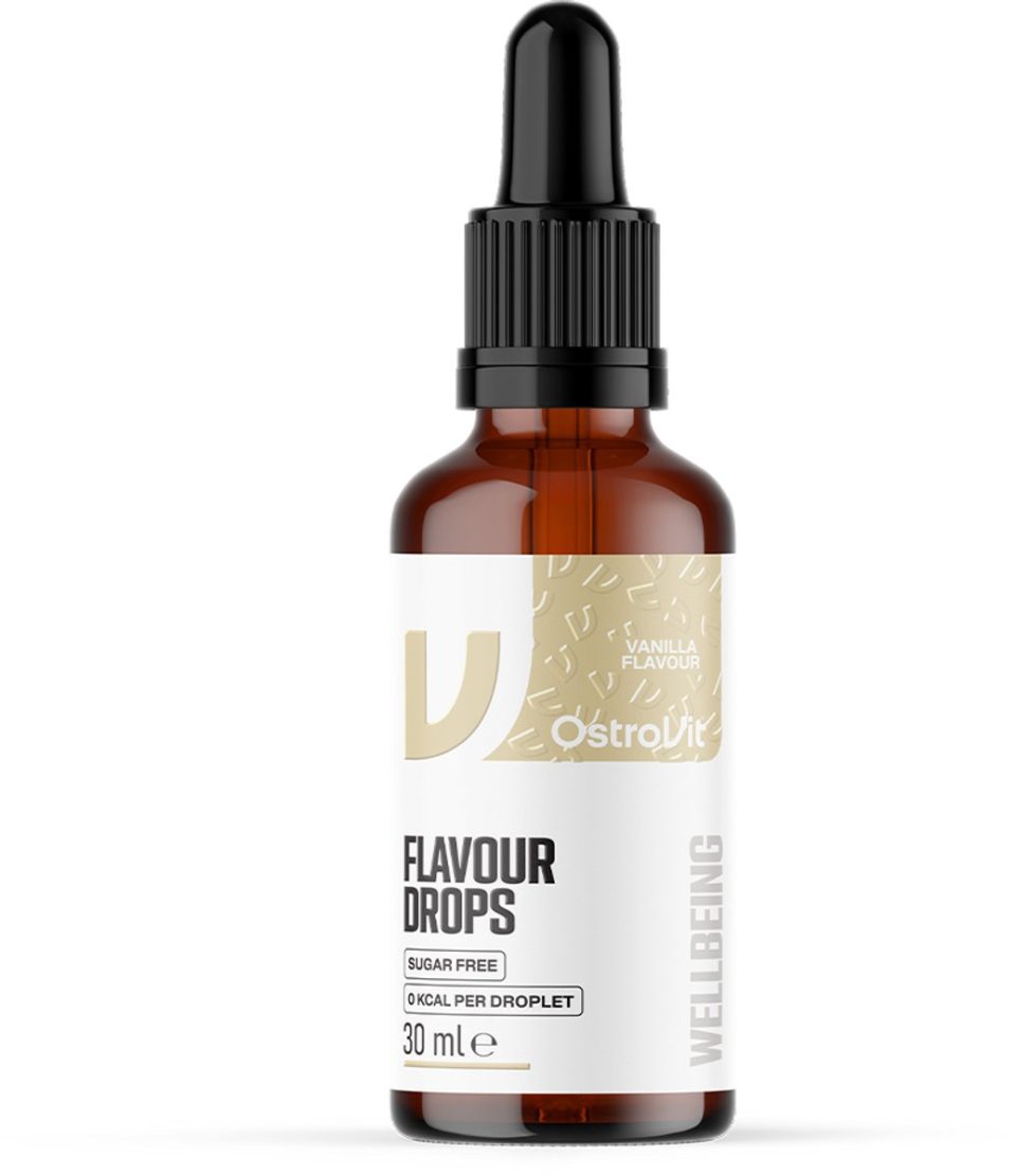OstroVit Flavour Drops Smaakdruppels Vanille Smaak 30 ml