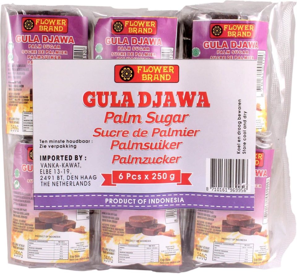 flowerbrand Gula Djawa schijven 6 x 250 g