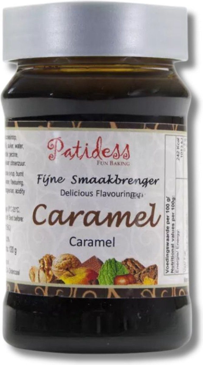 Patidess smaakpasta Caramel 120 g