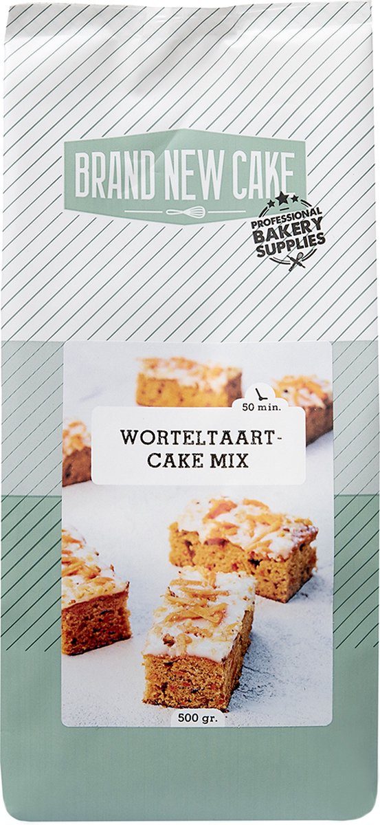 BrandNewCake bakmix Worteltaart/Carrot Cake-mix 500 g