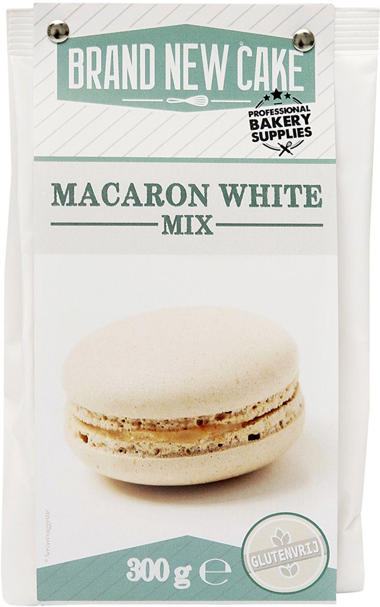 Brand New Cake Macaron-mix Wit Glutenvrij 300 g