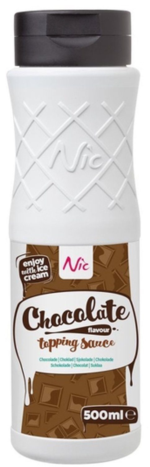 Nic chocolade Topping 500 ml
