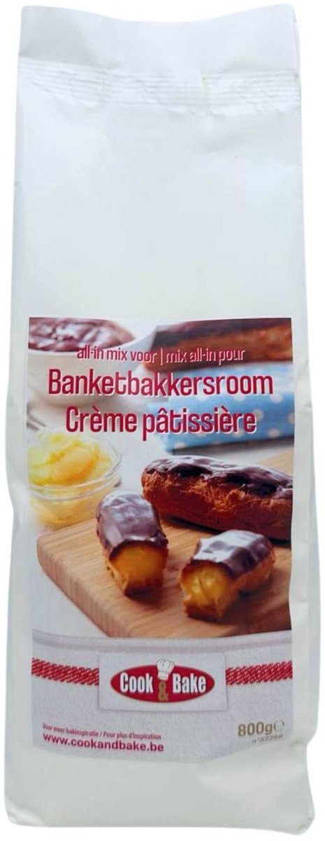 Cook & Bake All-in mix voor Banketbakkersroom Crème Patissière 800 g
