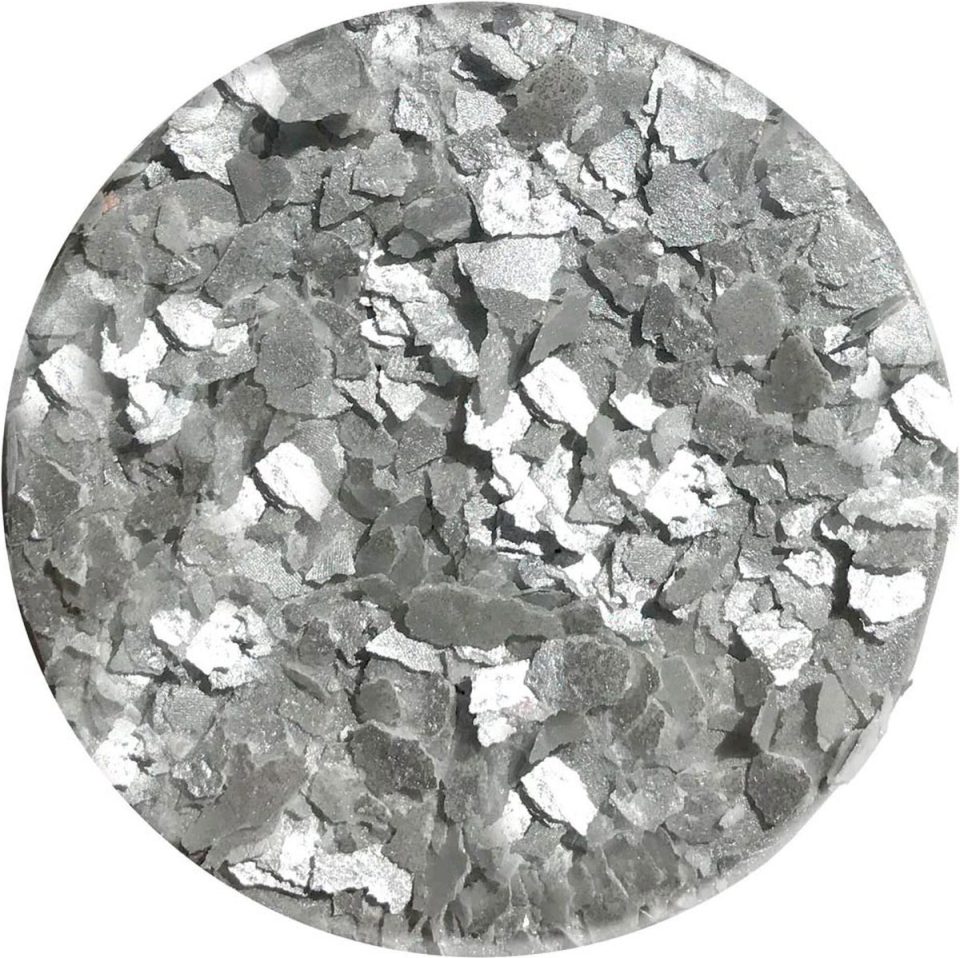 Crystal Candy Silver Moon Eetbare Cake Vlokken 7 g