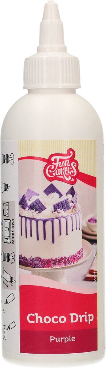 FunCakes Choco Drip Paars 180 g