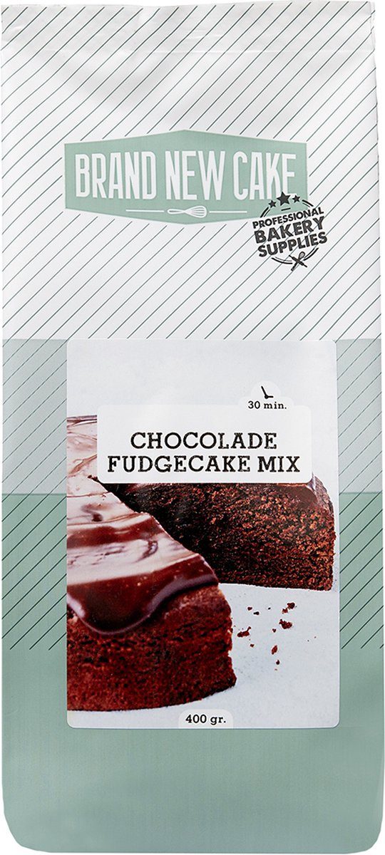 Brand New Cake chocolade Fudgecake-mix Bakmix 400 g