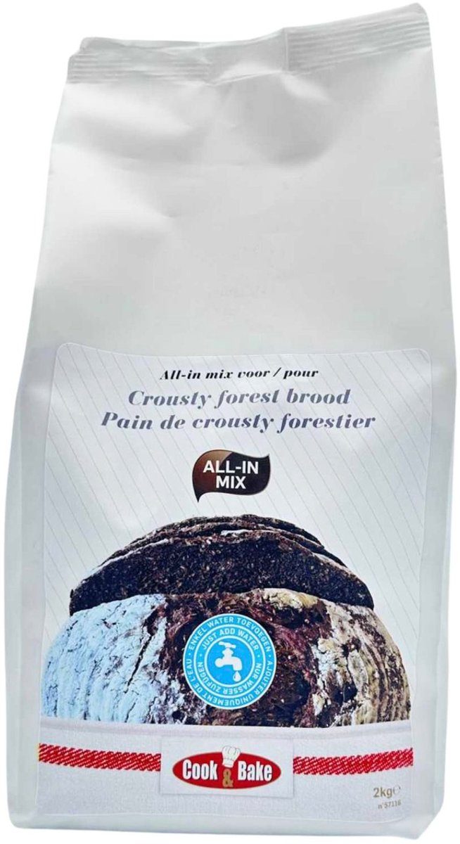 Cook & Bake All-in Broodmix Crousty Forest Brood 2 kg